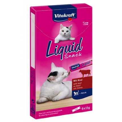 Vitakraft Snack For Cats Vitakraft Liquid-Snack Kalvkött