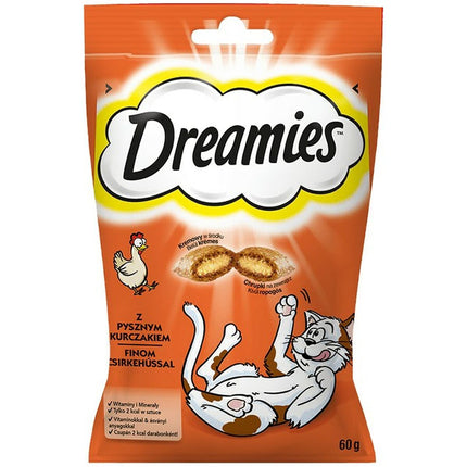 Dreamies Snack For Cats Dreamies Godis Kyckling Nötkött 60 L 60 G