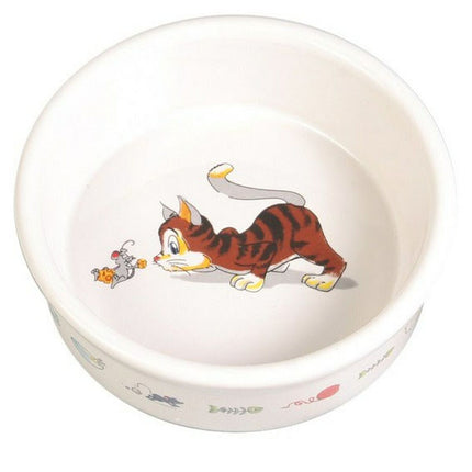 Trixie Cat Feeder Trixie                                 Vit Porslin 11 Cm