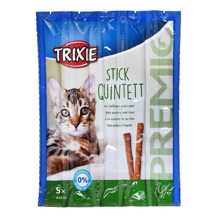 Trixie Snack For Cats Trixie   5 X 5 G Kyckling Lever Fåglar