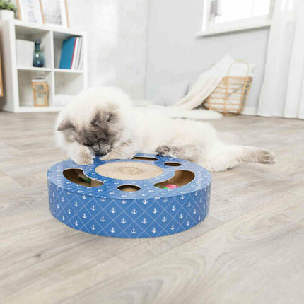 Trixie Klösbräda För Katter Trixie Blå Papp Plast Ø 33 Cm