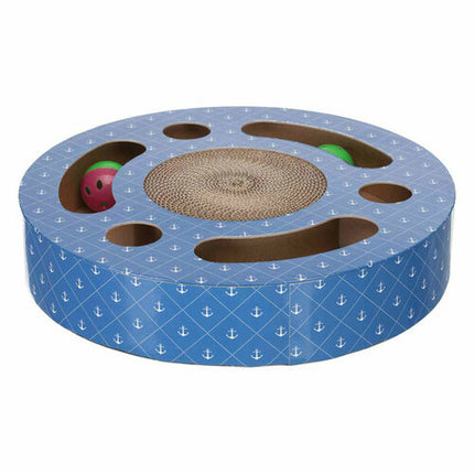 Trixie Klösbräda För Katter Trixie Blå Papp Plast Ø 33 Cm