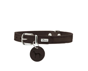 Hunter Hundhalsband Hunter Aalborg Choklad S/M 37-43 Cm