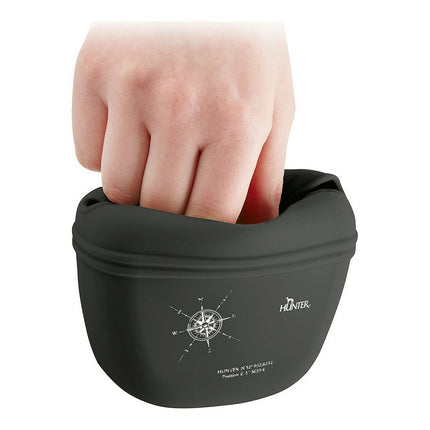 Hunter Påsar Och Väskor Hunter Lugo Antracitgrå Silikon 5 X 11 X 13 Cm Ficka