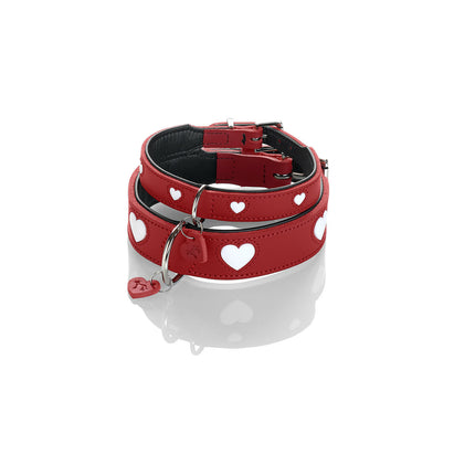 Hunter Hundhalsband Hunter Love Röd Xs 24-28 Cm