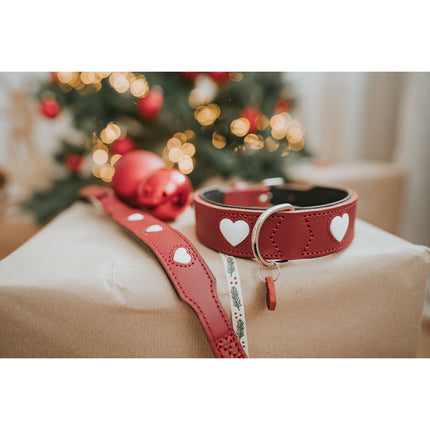 Hunter Hundhalsband Hunter Love M 41-49 Cm Röd