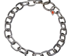 Hs Sprenger Hundhalsband Hs Sprenger Silvrig 4 Mm Länkar Halvlånga (64 Cm)