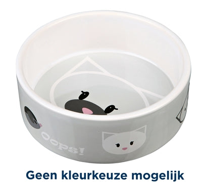 Trixie Futterschale / Wasserschale Mimi Keramik Assorti 12 Cm 300 Ml 4 Stück