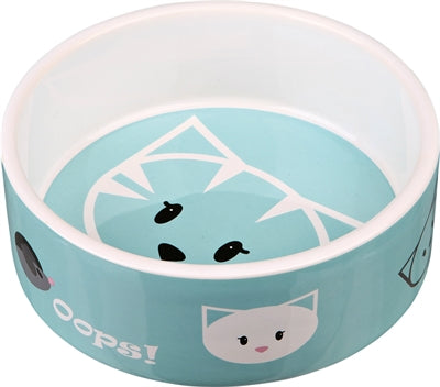 Trixie Futterschale / Wasserschale Mimi Keramik Assorti 12 Cm 300 Ml 4 Stück