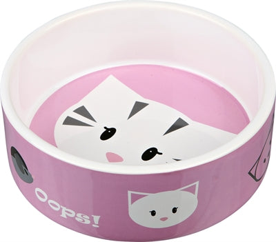 Trixie Futterschale / Wasserschale Mimi Keramik Assorti 12 Cm 300 Ml 4 Stück