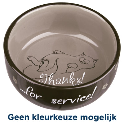 Trixie / Wassernapf Danke Für Den Service Keramiksortiment 11 Cm 300 Ml 4 Stück