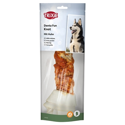 Trixie Denta Fun Knotted Chicken Kauknochen
