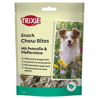 Trixie Denta Fun Chew Bites Petersilie Pfefferminz 10X150 Gr
