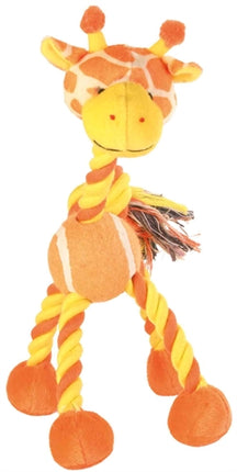 Trixie Plüschtier Mit Seil Und Tennisball Giraffe 28 Cm 3 St