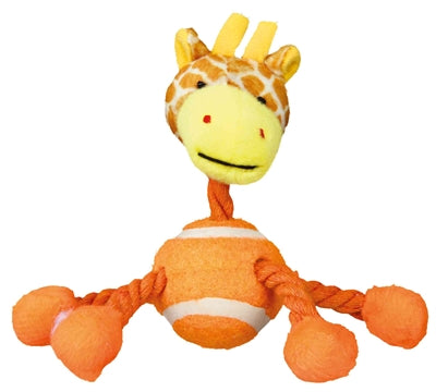 Trixie Plüschtier Mit Seil Und Tennisball Sortiert 16 Cm 3 St