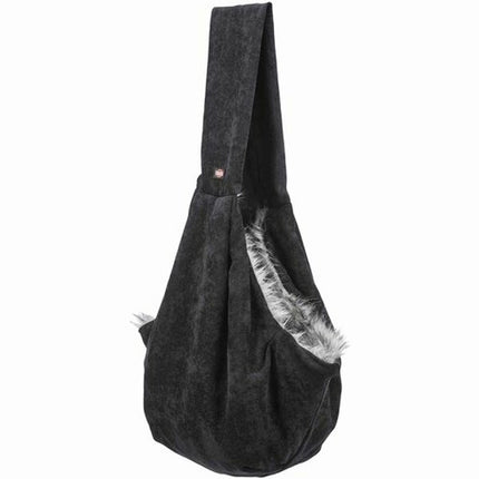 Trixie Husdjurshandväska Över Axeln Trixie Soft Svart Grå Polyester Bomull 22 × 20 × 60 Cm