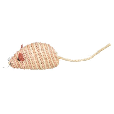 Trixie Maus Sisal Sortiert 10 Cm 4 St
