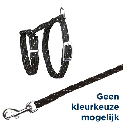 Trixie Kätzchen Geschirr Mit Riemen Reflektierende Sortiment 27-45X1 Cm 130 Cm 4 Stück