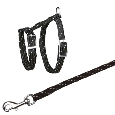 Trixie Kätzchen Geschirr Mit Riemen Reflektierende Sortiment 27-45X1 Cm 130 Cm 4 Stück