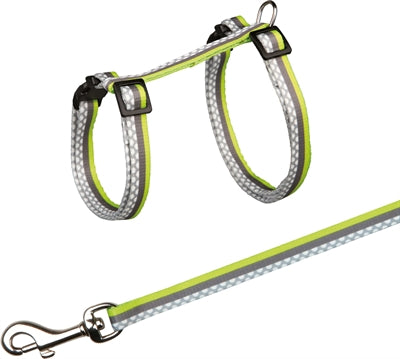Trixie Katzengeschirr Mit Leine Freshline Spot Assorted 27-45X1 Cm 120 Cm 4 Stück