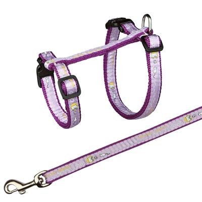 Trixie Katzengeschirr Mit Leine Viel Glück Sortiert 34-57X1,3 Cm 120 Cm 4Er-Pack
