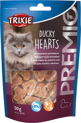 Trixie Premio Ducky Herzen 6X50 Gr