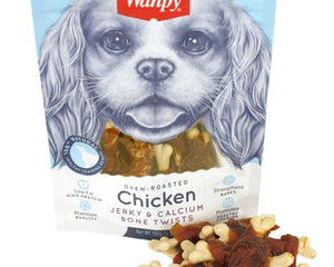 Wanpy Ofengeröstetes Hühnerfleisch / Kalzium-Knochen-Twistswanpy Jerky