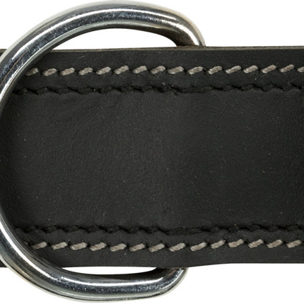 Trixie Hund Rustikal Leder Heartbeat Schwarz