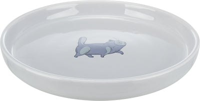 Trixie / Wassernapf Flach Und Breit Katzenprint Grau 23 Cm 600 Ml 4 Stk.