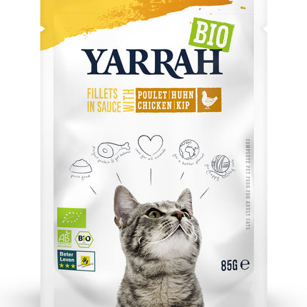 Yarrah Bio-Katzenfilets Mit Huhn Inyarrah