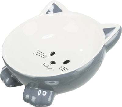 Trixie / Trinknapf Katzenkopf Erhöhtes Keramiksortiment 14 Cm 150 Ml 4Stk