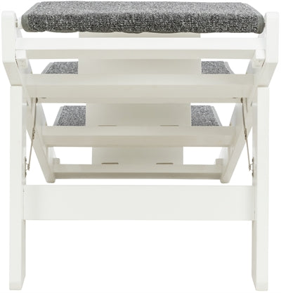 Trixie Mit Klappbaren Stufen Mdf Weiss 44X106X46 Cm