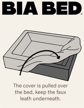 Bia Bed Skanor Abdeckung Hundekorb Beige