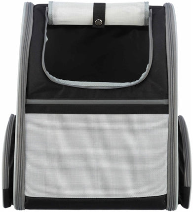 Trixie Dog Rucksack Chloe Hellgrau/Schwarz