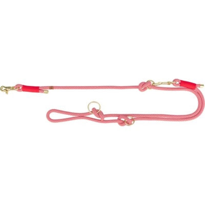 Trixie Soft Rope Hundeleine Verstellbar Rot/Creme 200X1 Cm
