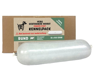 Freds Gedämpfte Frischfleischwurst Kennelpack Rindfleisch Weizen- Und Glutenfrei