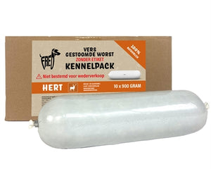 Freds Gedämpfte Frischfleischwurst Kennelpack Hirsch Getreide- Und Glutenfrei