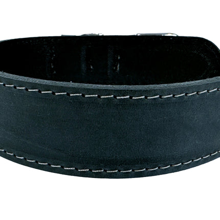 Sazzz Hundehalsband Boho Vintage Leder Anthrazit