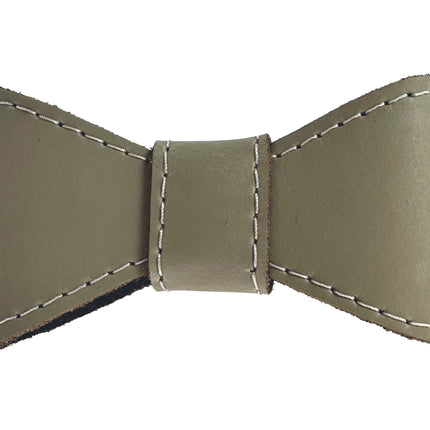Sazzz Fliege Glamper Klassisches Leder Taupe