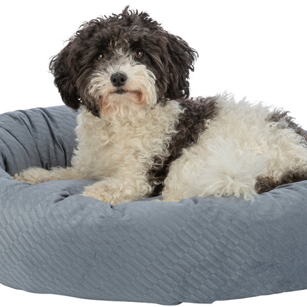 Trixie Hundekorb Alena Rund Blau/Grau