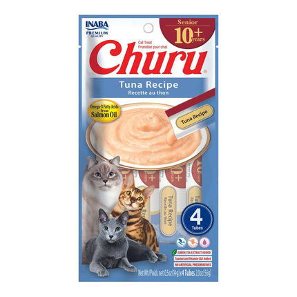 Inaba Snack For Cats Inaba Churu Senior Tuna Recipe Fisk