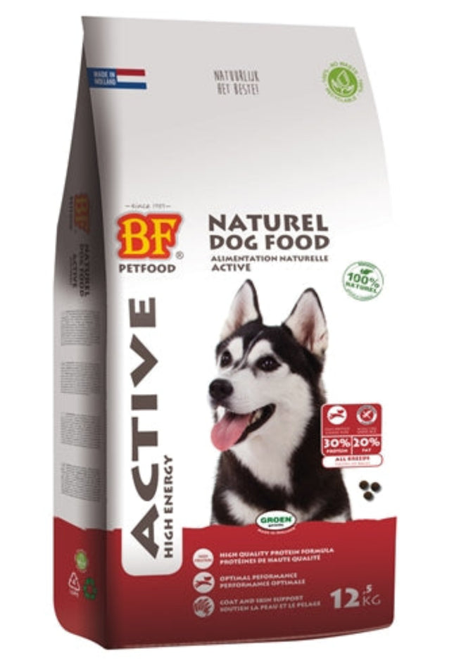 BF Petfood High Energy 12,5 kg energierijk droogvoer voor actieve honden