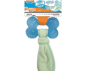 Nylabone Gefrierknochen Für Welpen Mit Waschlappen Erdnussbuttergeschmack