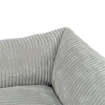 Trixie Hundekorb Vital Jonna Gerippter Samt Grau