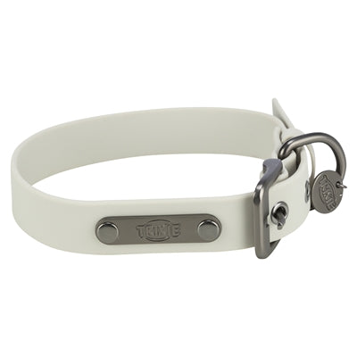 Trixie Hundehalsband Citystyle Pvc Hellgrau 25-32X2 Cm