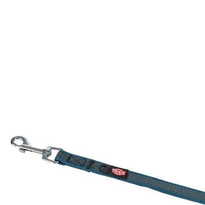 Trixie Gummibeschichtete Hundeleine Petrol S/M 15 Mtr X 1,5 Cm