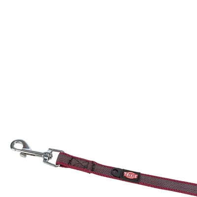 Trixie Gummibeschichtete Hundeleine Sangria S/M 15 Mtr X 1,5 Cm