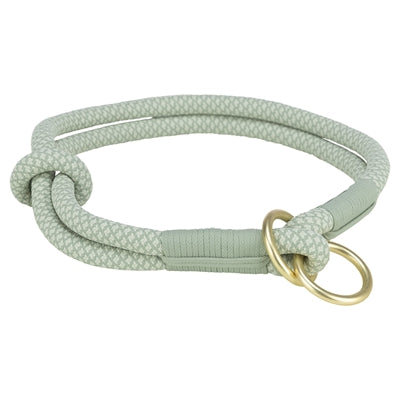 Trixie Hundehalsband Soft Rope Half-Slip Salbei / Mintgrün 25X0.6 Cm