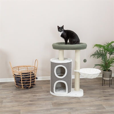 Trixie Kratzbaum Dante Weiss/Grün/Grau 57X38X86 Cm