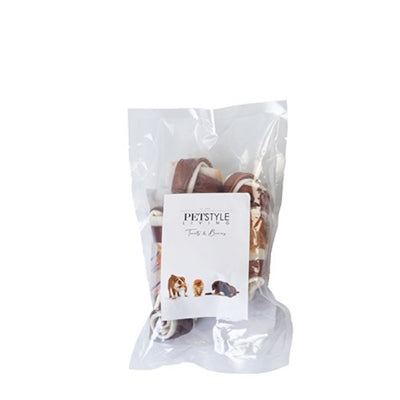 Petstyle Living Geknotet Knochen Mehrfarbig Mit Huhn